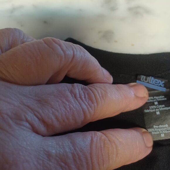 Agave Wheat NWOT Men's Short Sleeve Tee M Black - Picture 3 of 4